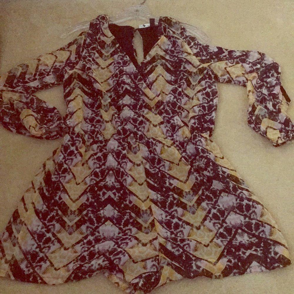 Material Girl Romper fall colors